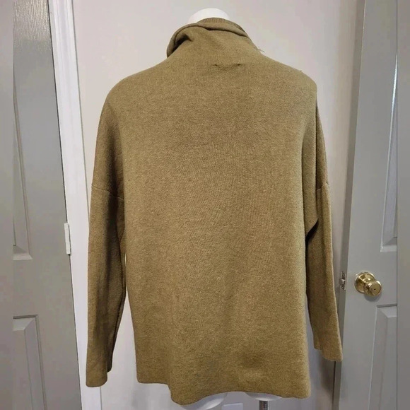 J.Jill Funnel Mockneck Oversized Petite Tunic Length Sweater(L) - Picture 4 of 8